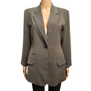 Vintage Valerie Stevens Gray Blazer Size 8P